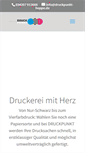 Mobile Screenshot of druckpunkt-hoppe.de